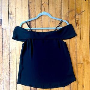 Naked Zebra black blouse, size small